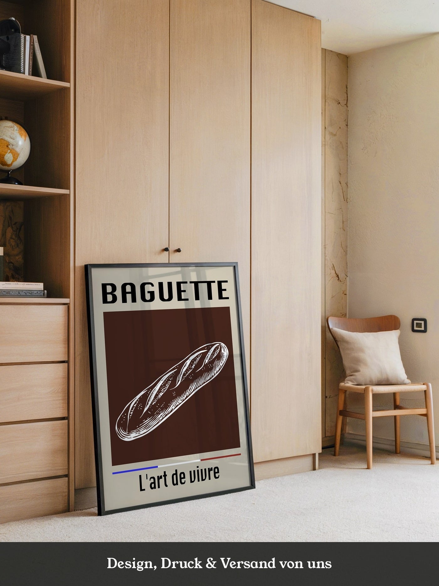 Baguette Retro Grafik