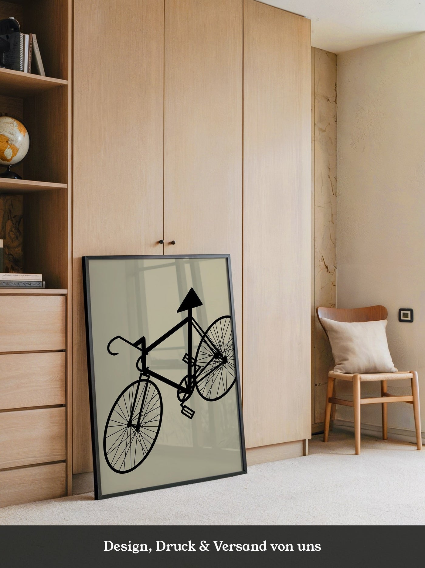 Fahrrad Kunst Silhouette