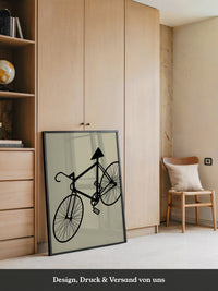 Fahrrad Kunst Silhouette
