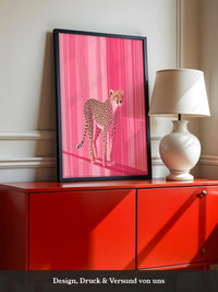 Gepard Pink Streifenmuster