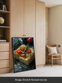 Focaccia Tomaten Rosmarin Rustikal