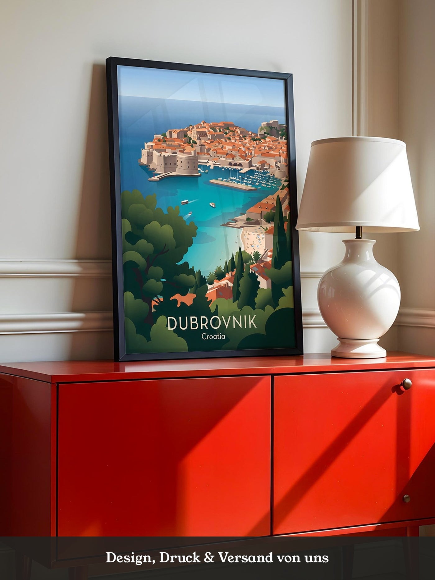 Dubrovnik Küste Pastellfarben