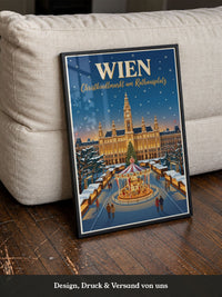 Wien Christkindlmarkt Karussel