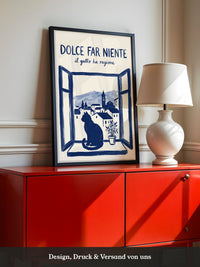 Katze Fensterblick Italienisch