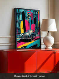 Klassiker Auto Retro Pop-Art