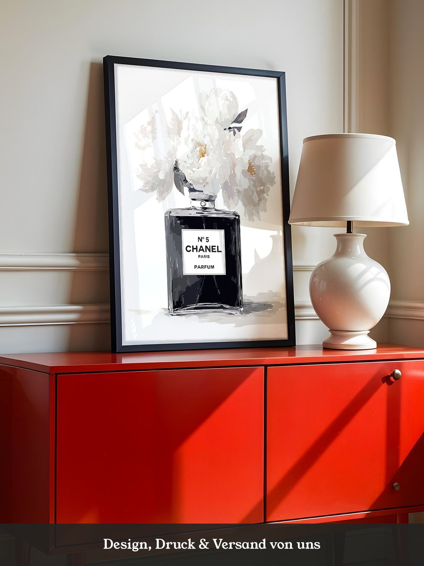 Chanel Flakon weiße Blumen