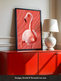 Flamingo Rot Illustration