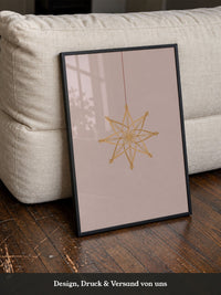 Geflochtenes Ornament Rosa