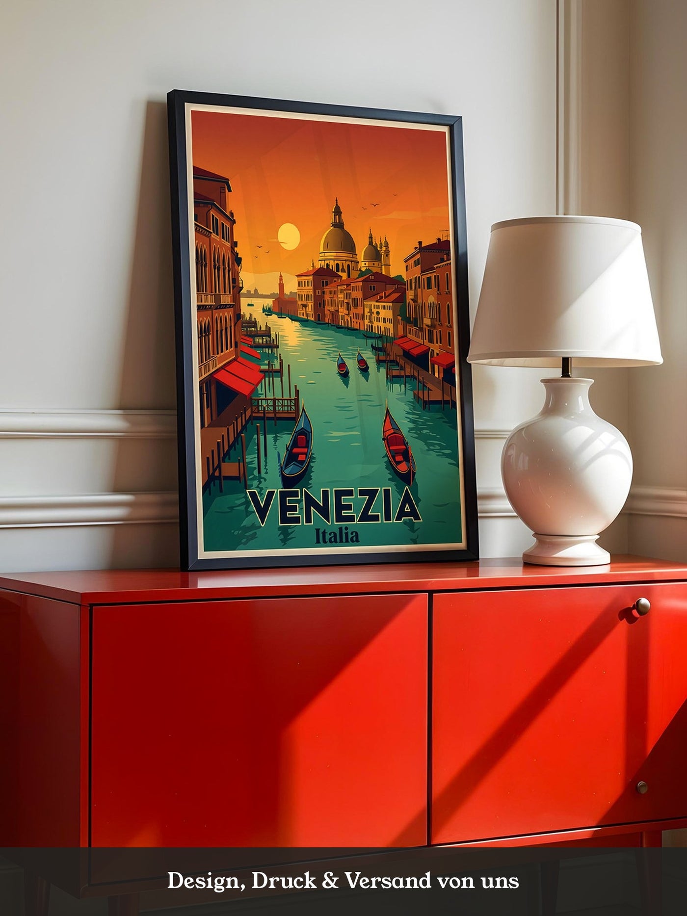 Venedig Sonnenuntergang Retrofarben