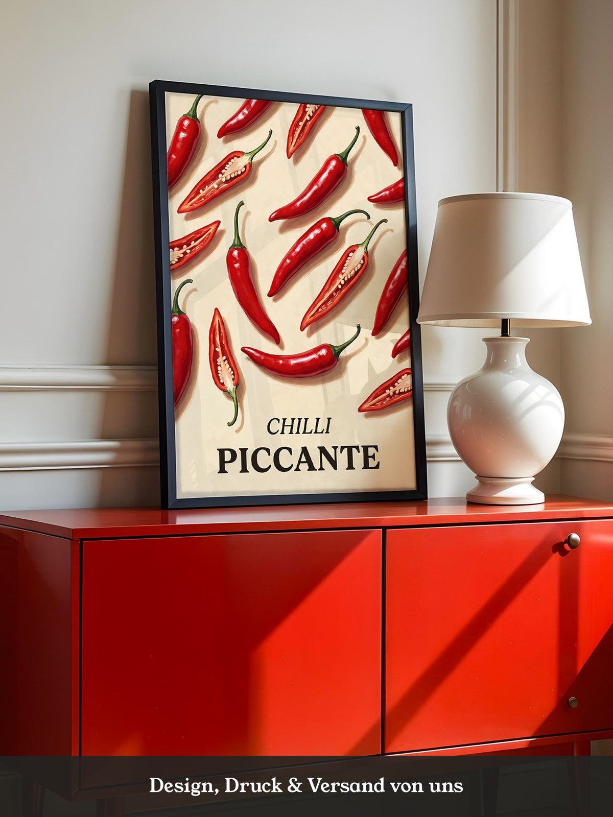 Pikante Chilischoten Rot