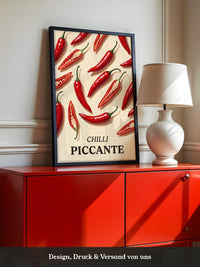 Pikante Chilischoten Rot