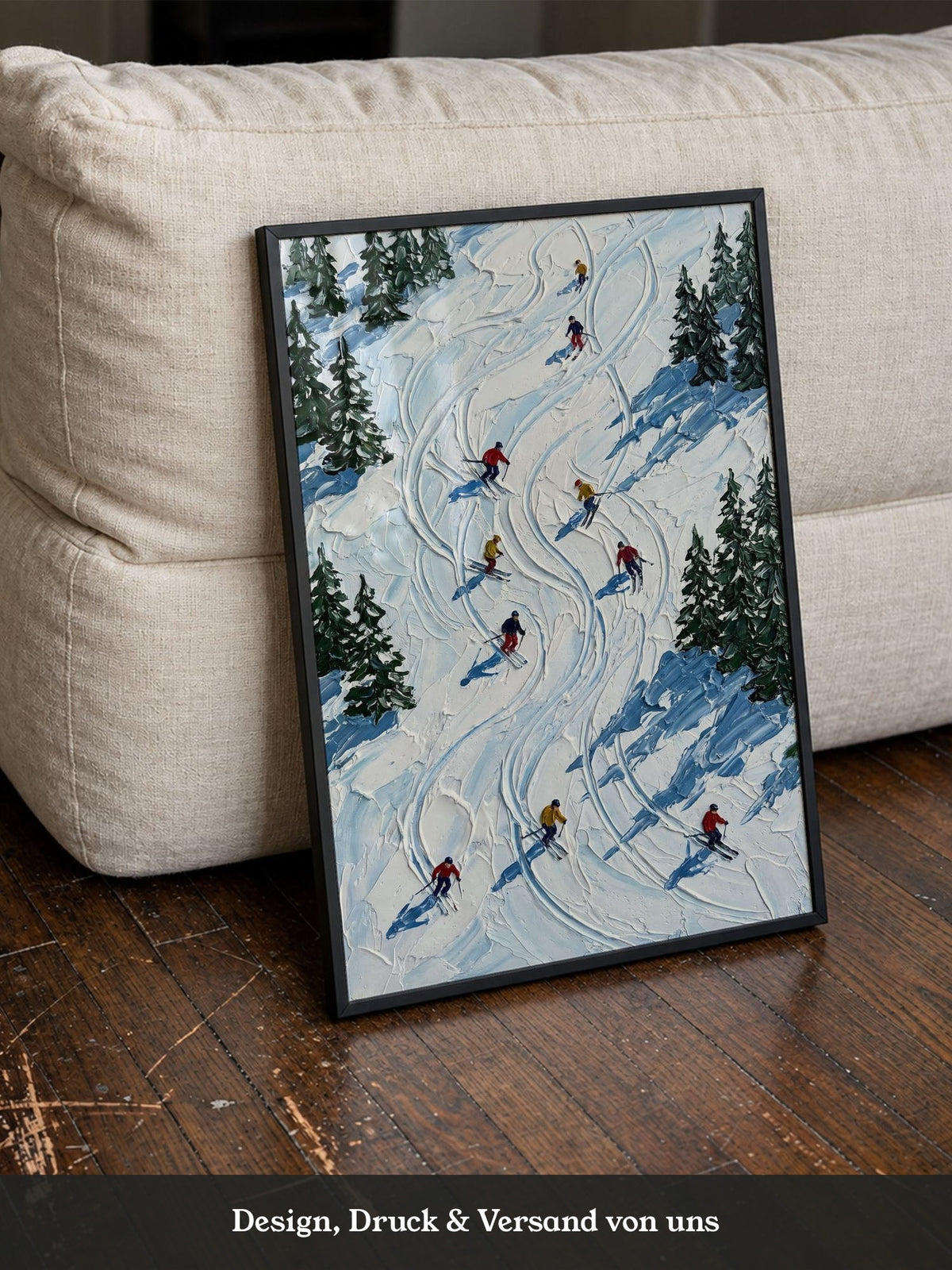 Skifahrer Winterperspektive