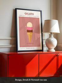 Dreifachgelato Pastellfarben