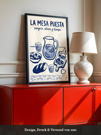 Mesa Puesta Sangría Olivas
