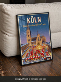 Weihnachtsmarkt Nachtansicht