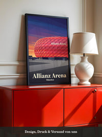 Allianz Arena Rot Stimmungsvoll