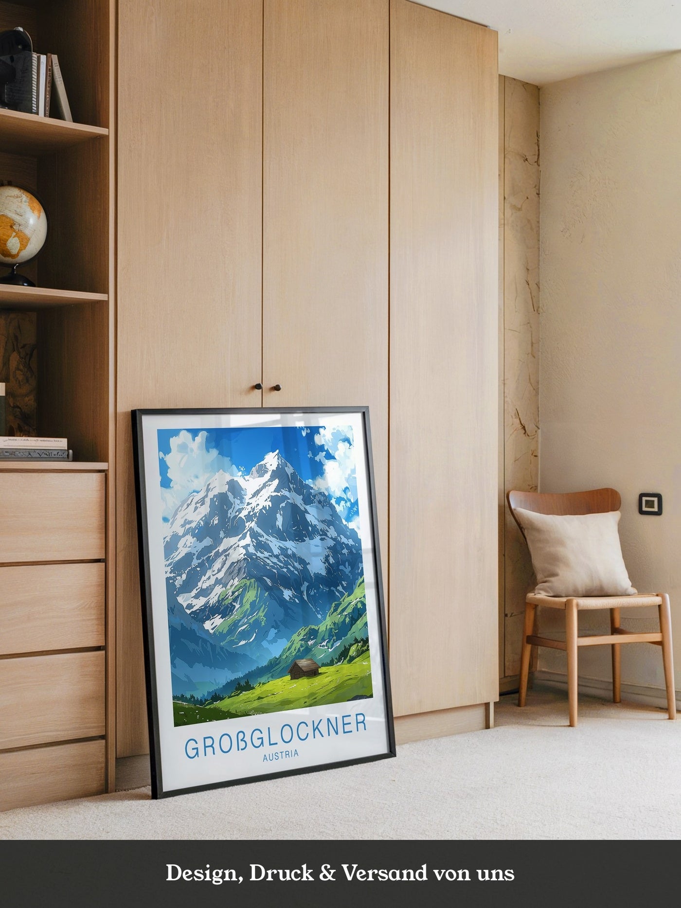 Großglockner Alpenlandschaft Malerei
