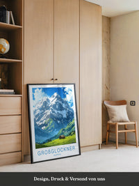 Großglockner Alpenlandschaft Malerei
