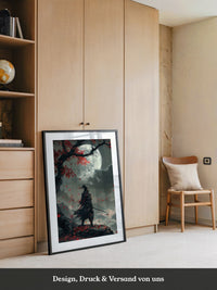 Samurai Herbstmond Fantasy