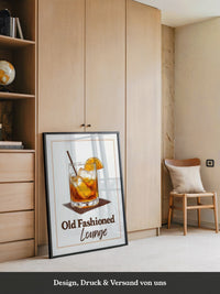 Old Fashioned Cocktail Zeichnung