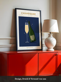 Champagnerflasche Elegant Gold