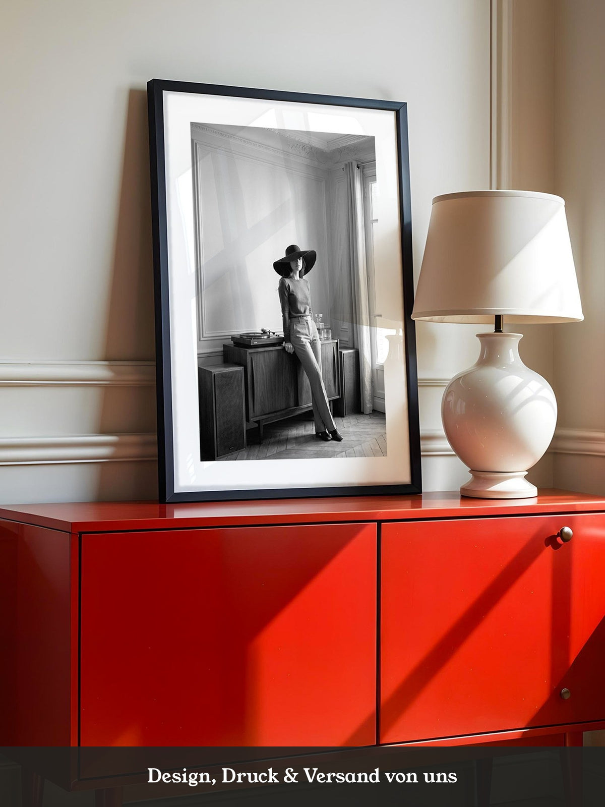Elegante Frau Retro Chic