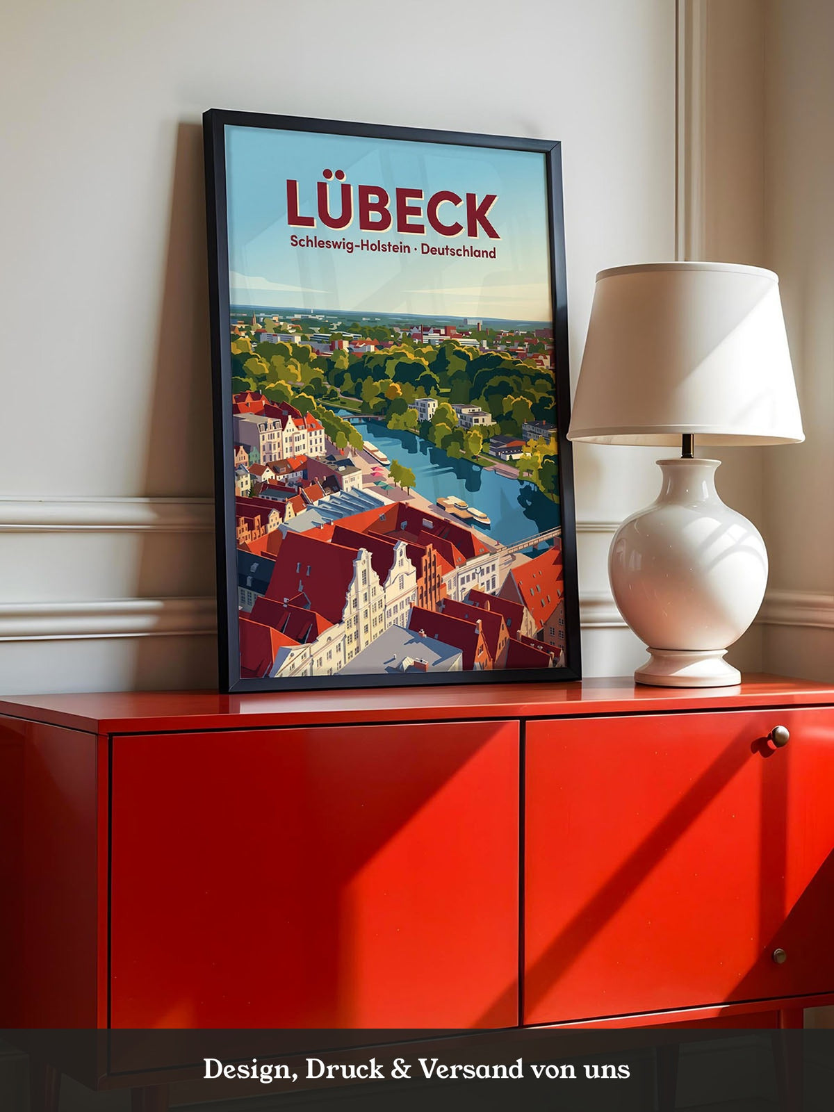 Lübeck Hansestadt Illustration