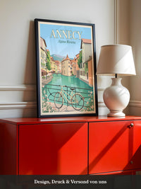 Annecy Fahrrad pastellfarben