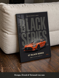 Sportwagen Schwarz-Orange
