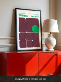 Bauhaus Grafik Retro Farben