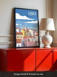 Lisboa Altstadt Illustration