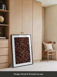 Kaffeebohnen Textur Braun