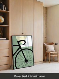Fahrrad Grafik minimalistisch