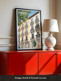 Madrid Balcone Illustration