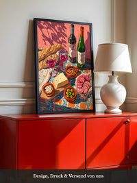 Mediterrane Tafel bunte Schatten