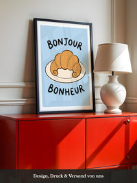 Bonjour Croissant Illustration