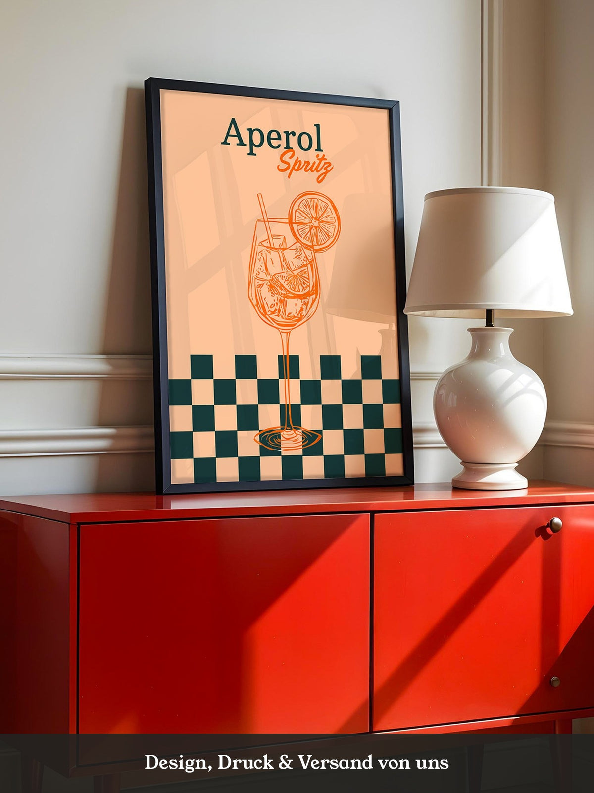Aperol Spritz Grafik Retro
