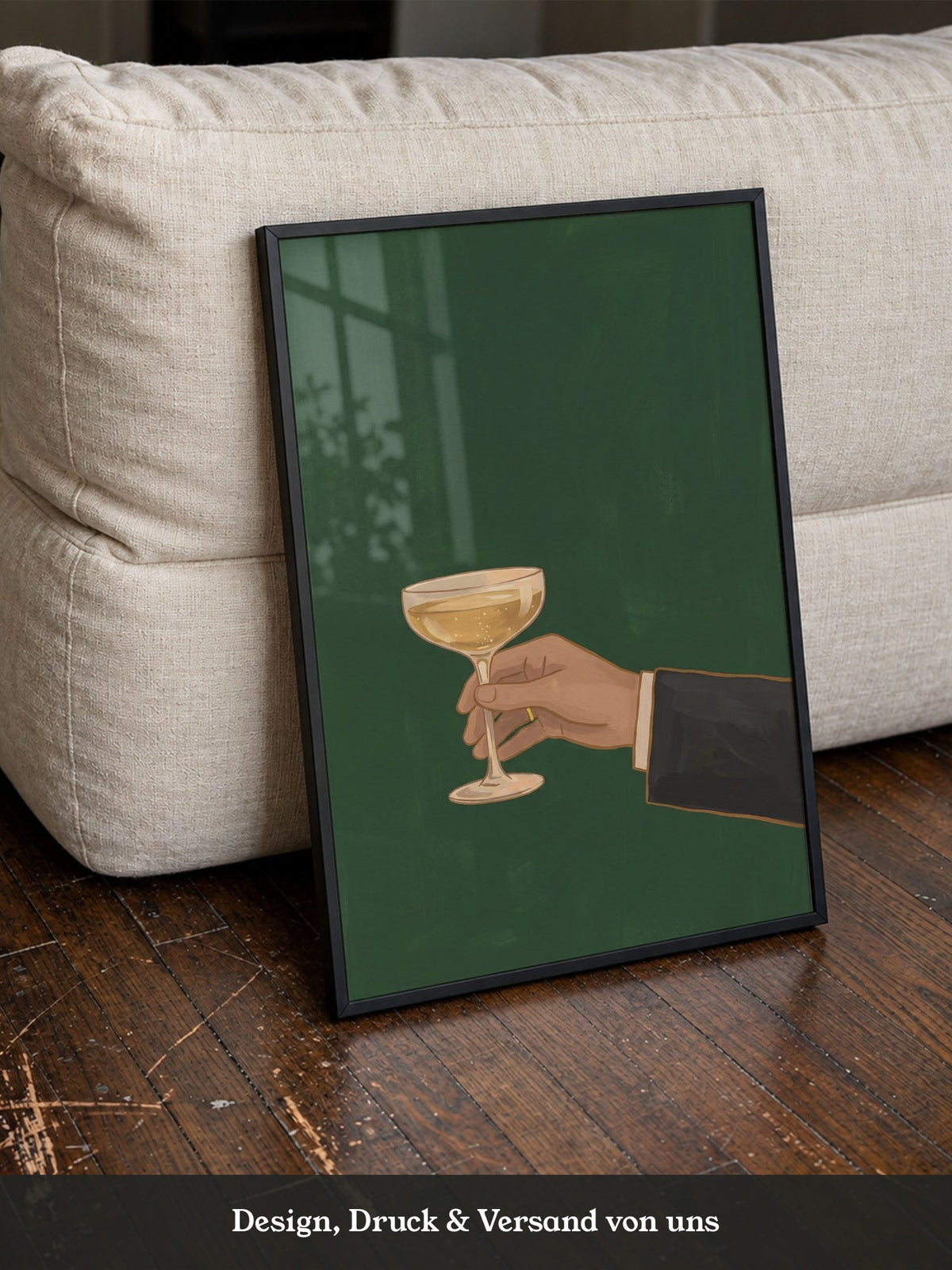 Champagnerglas Illustration