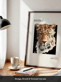 Leopard Aquarell Intensiv
