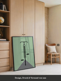 Rad minimalistisch Grün