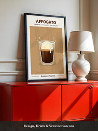Affogato Genuss Illustration