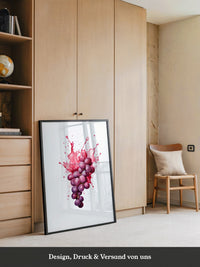Trauben Aquarell Farbexplosion