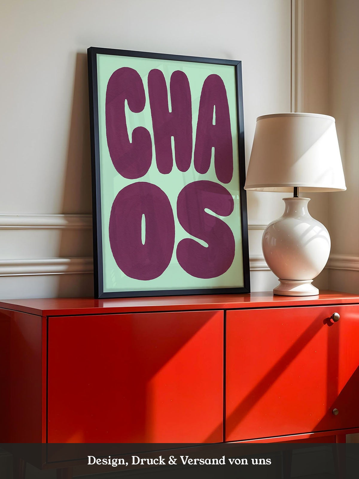 Chill Vibes Poster Minze