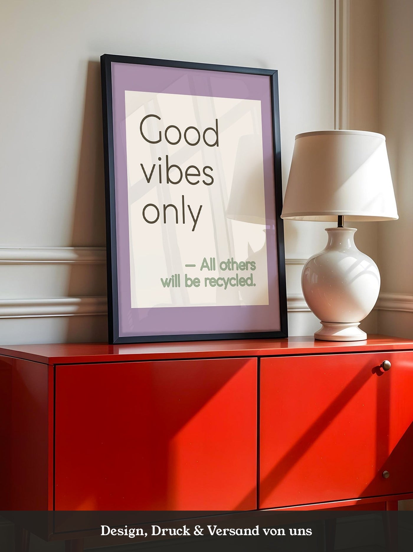 Good Vibes Typografie Pastell