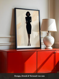 Elegante Silhouette Minimalistisch
