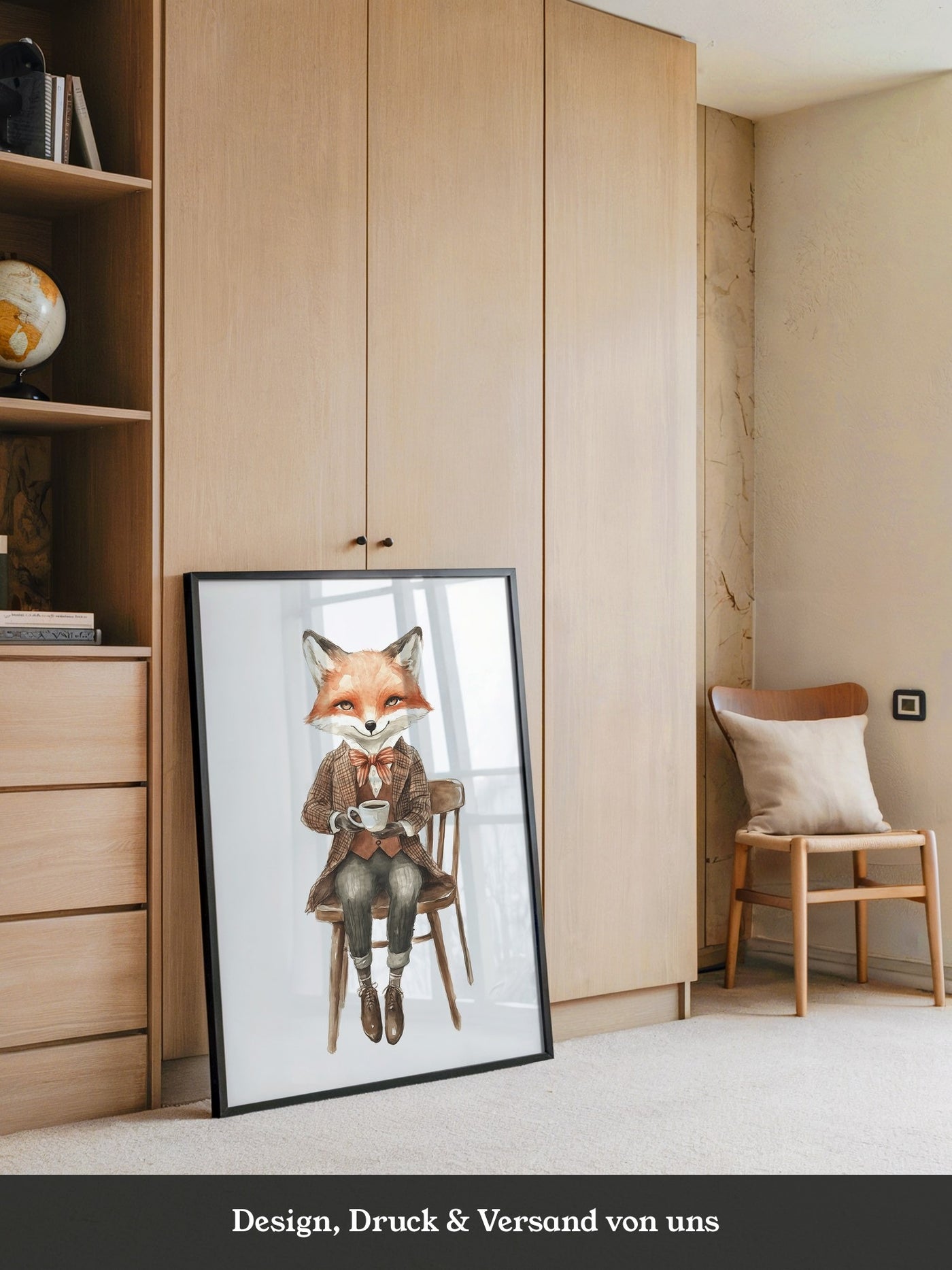 Fuchs Gentleman Aquarell