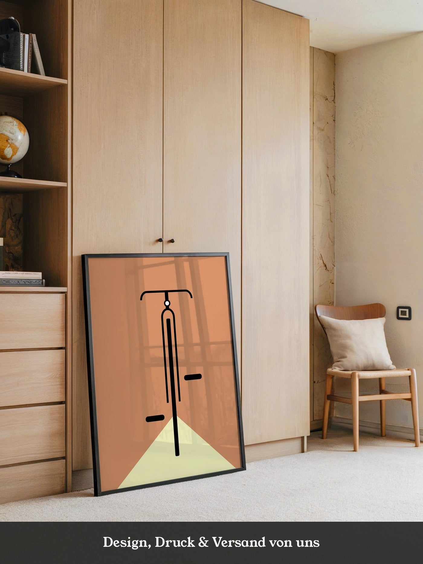 Fahrrad minimalistisch Grafik