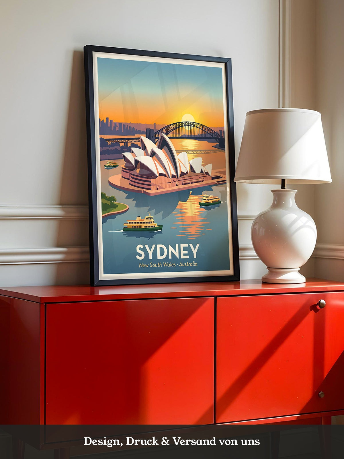 Sydney Oper bei Sonnenuntergang