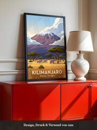 Kilimanjaro Savanne Illustration