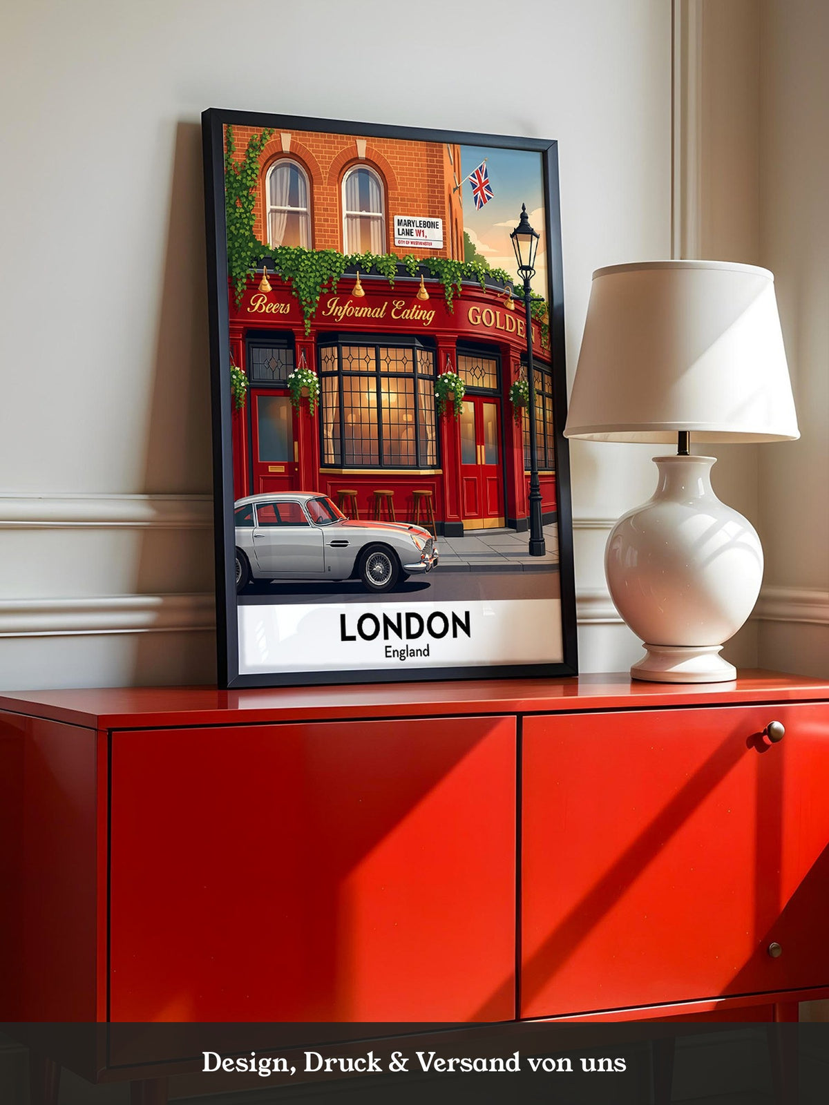 Britisches Pub Retro Flair